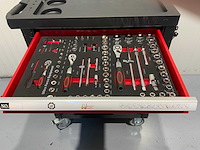 Gereedschapswagen gevuld en hogedrukcompressor 40 liter - ultra force equipment - afbeelding 36 van  38