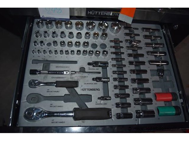 Gereedschapswagen gevuld met handgereedschap, hüttenberg - afbeelding 5 van  5