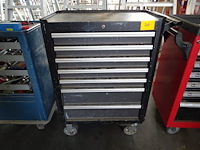 Gereedschapswagen + inhoud - afbeelding 1 van  9