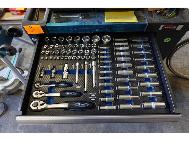 Gereedschapswagen jetlinetools - afbeelding 3 van  8