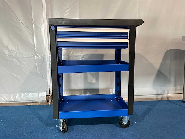 Gereedschapswagen met 2 lades nieuw - afbeelding 1 van  2