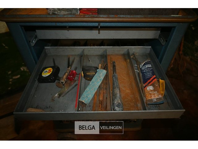 Gereedschapswagen met 4 laden - afbeelding 3 van  5