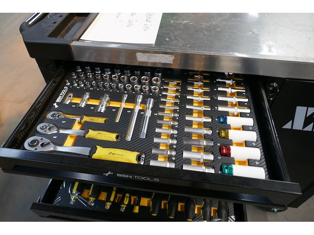 Gereedschapswagen met inhoud bsn tools - afbeelding 3 van  5
