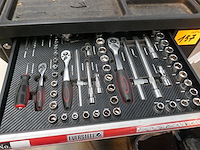Gereedschapswagen met inhoud eversteel - afbeelding 2 van  6