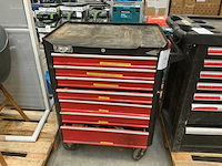 Gereedschapswagen met inhoud - afbeelding 1 van  6