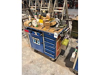 Gereedschapswagen met inhoud - afbeelding 1 van  10