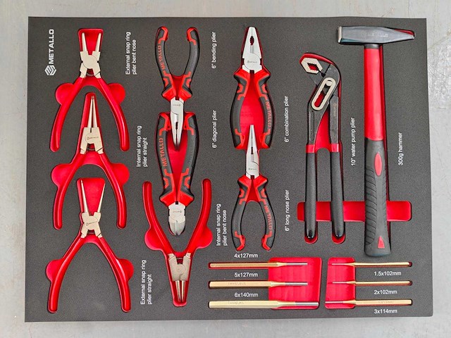 Gereedschapswagen metallo red xxl - afbeelding 5 van  7