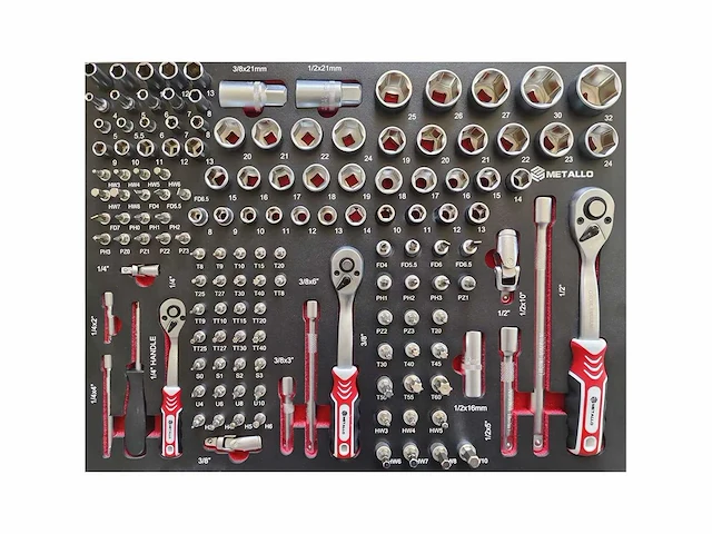 Gereedschapswagen metallo v7 grey - afbeelding 3 van  9