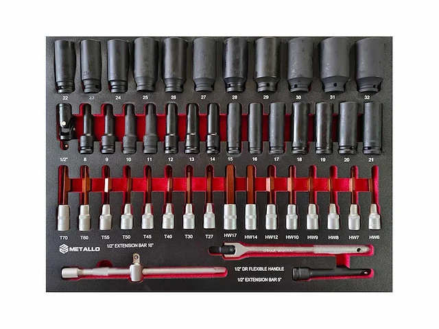 Gereedschapswagen metallo v7 grey - afbeelding 6 van  9