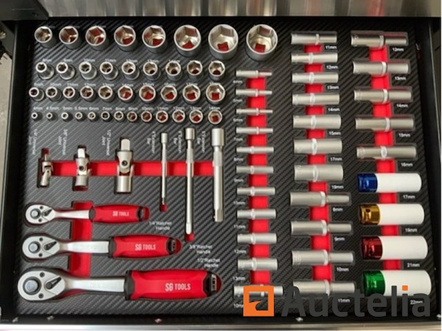 Gereedschapswagen sg-tools 274-delig - afbeelding 2 van  13