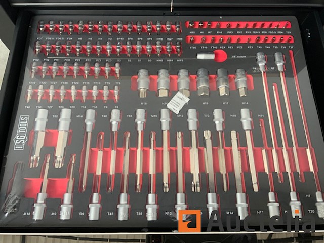 Gereedschapswagen stahlgruppe 258 delig - afbeelding 1 van  14