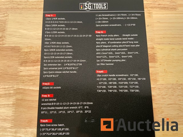 Gereedschapswagen stahlgruppe 258 delig - afbeelding 11 van  14