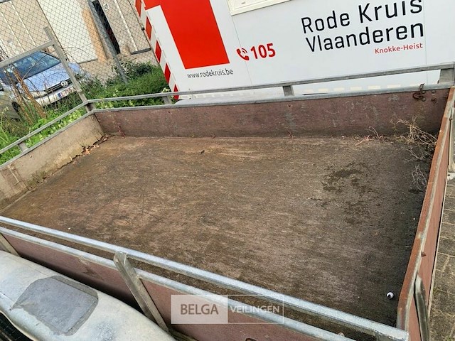 Geremd aanhangwagen dubbele as - afbeelding 3 van  8