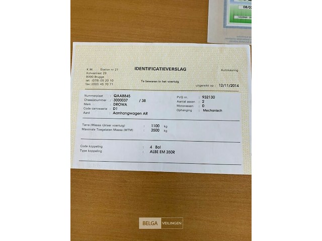 Geremde aanhangwagen - afbeelding 10 van  12