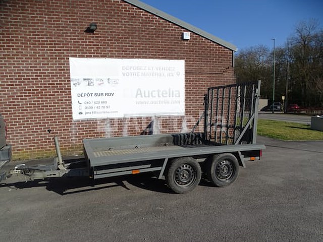 Geremde dubbelassige aanhanger met aceko kanteltrailer - afbeelding 1 van  26