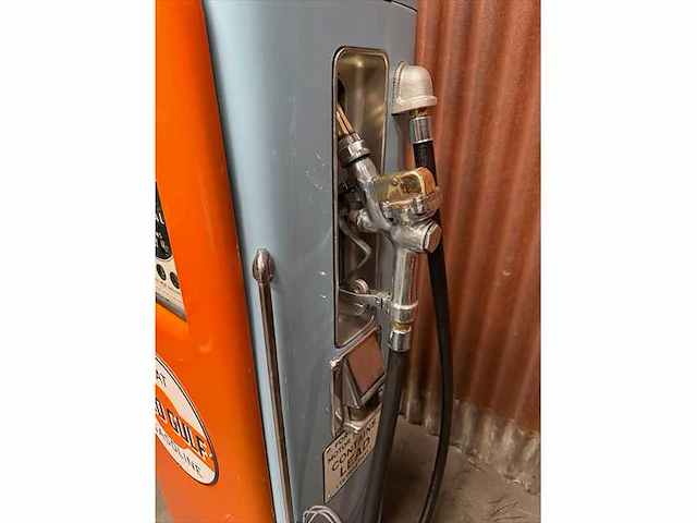 Gerestaureerde 1955 gulf martin & swartz amerikaanse brandstofpomp - afbeelding 5 van  8