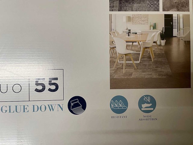 Gerflor - virtuo 55 - pvc vloer gerflor 48,80m² (17x) - afbeelding 1 van  4