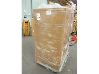 Geribbeld vrijstaand bad - 255 l - 149 x 73 x 58 cm - mat wit - acryl - afbeelding 6 van  6