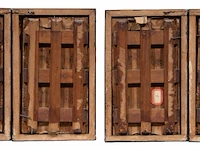 German school, two diptychs with scenes from the passion of christ, 15thc, tempera on cradled panels - afbeelding 3 van  7
