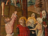 German school, two diptychs with scenes from the passion of christ, 15thc, tempera on cradled panels - afbeelding 7 van  7