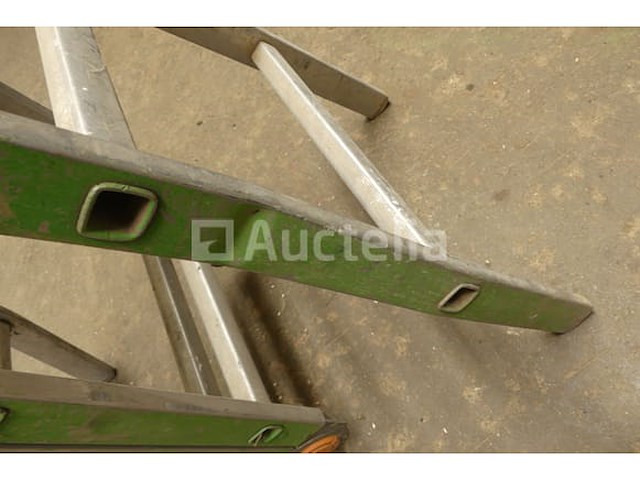 Germeau carriere 12-trins opvouwbare aluminium ladder - afbeelding 2 van  7