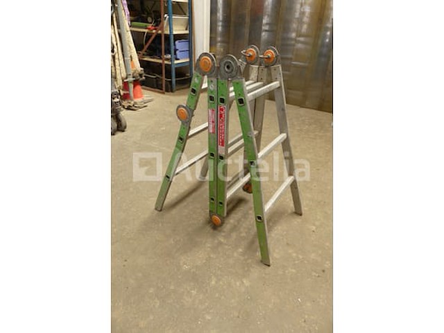 Germeau carriere 12-trins opvouwbare aluminium ladder - afbeelding 4 van  7