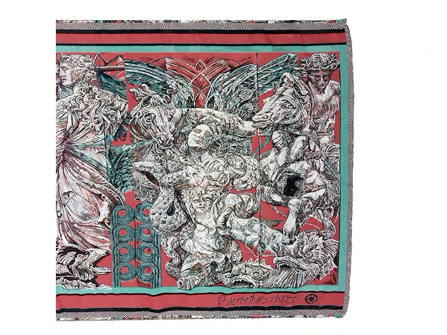 Gerti bierenbroodspot (1940), a large wall tapestry, jacquard woven at desire wauman nv 235 x 1000 cm. (82.68 x 377.94 in.) - afbeelding 2 van  10