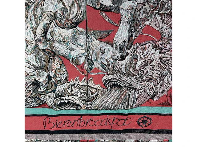 Gerti bierenbroodspot (1940), a large wall tapestry, jacquard woven at desire wauman nv 235 x 1000 cm. (82.68 x 377.94 in.) - afbeelding 5 van  10