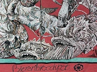 Gerti bierenbroodspot (1940), a large wall tapestry, jacquard woven at desire wauman nv 235 x 1000 cm. (82.68 x 377.94 in.) - afbeelding 5 van  10