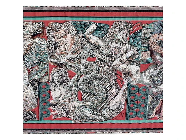 Gerti bierenbroodspot (1940), a large wall tapestry, jacquard woven at desire wauman nv 235 x 1000 cm. (82.68 x 377.94 in.) - afbeelding 7 van  10