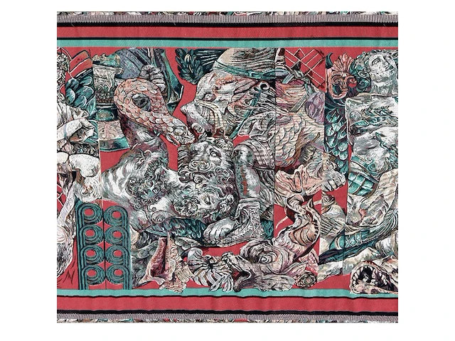 Gerti bierenbroodspot (1940), a large wall tapestry, jacquard woven at desire wauman nv 235 x 1000 cm. (82.68 x 377.94 in.) - afbeelding 8 van  10