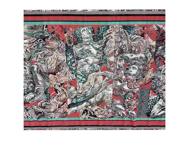 Gerti bierenbroodspot (1940), a large wall tapestry, jacquard woven at desire wauman nv 235 x 1000 cm. (82.68 x 377.94 in.) - afbeelding 9 van  10