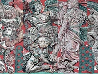 Gerti bierenbroodspot (1940), a large wall tapestry, jacquard woven at desire wauman nv 235 x 1000 cm. (82.68 x 377.94 in.) - afbeelding 10 van  10