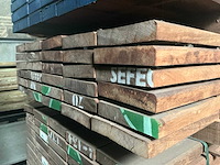 Geschaafde azobé plank (30x) - afbeelding 3 van  3