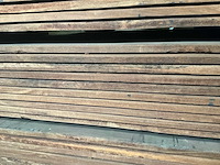 Geschaafde azobé plank (50x)