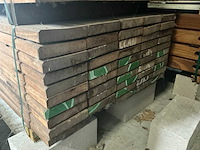 Geschaafde azobé plank (50x) - afbeelding 2 van  3