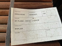 Geschaafde okan plank (128x) - afbeelding 4 van  4