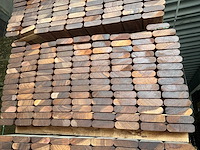 Geschaafde okan plank (128x) - afbeelding 1 van  3