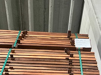Geschaafde okan plank (37x) - afbeelding 4 van  4