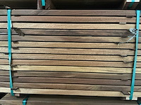 Geschaafde okan plank (37x) - afbeelding 1 van  4