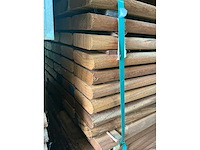 Geschaafde okan plank (40x) - afbeelding 2 van  4