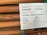 Geschaafde okan plank (40x) - afbeelding 3 van  4