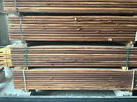 Geschaafde okan plank (45x) - afbeelding 1 van  3