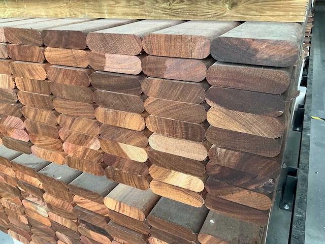 Geschaafde okan plank (45x) - afbeelding 2 van  3