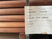 Geschaafde okan plank (45x) - afbeelding 3 van  3