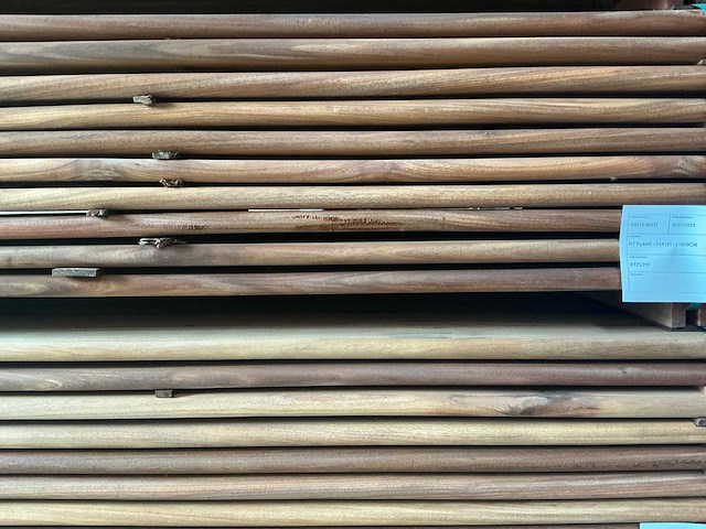 Geschaafde okan plank (54x) - afbeelding 1 van  4