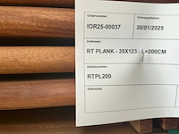 Geschaafde okan plank (54x) - afbeelding 3 van  4