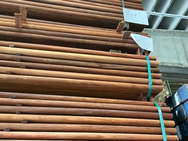 Geschaafde okan plank (54x) - afbeelding 4 van  4