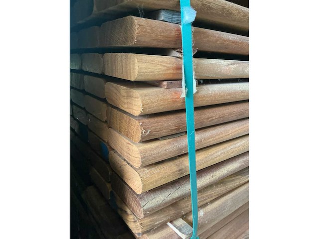 Geschaafde okan plank (65x) - afbeelding 2 van  4