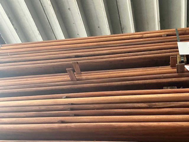 Geschaafde okan plank (65x) - afbeelding 4 van  4